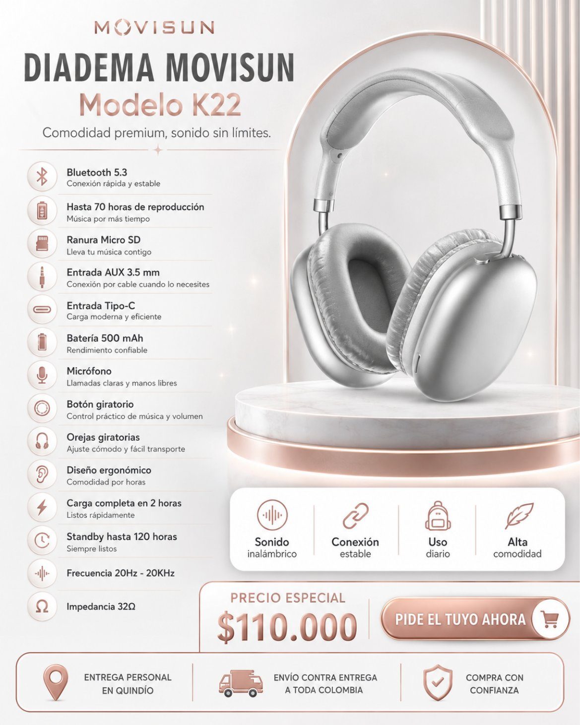 Diadema Movisun K22