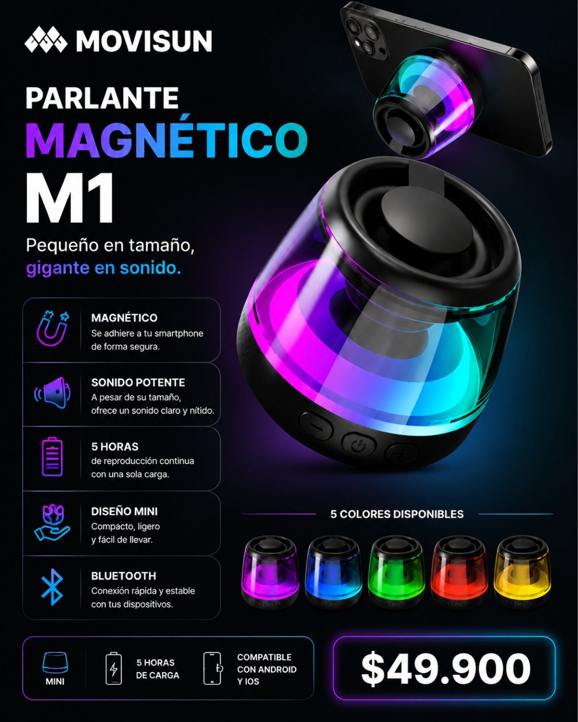 Parlante Magnético M1