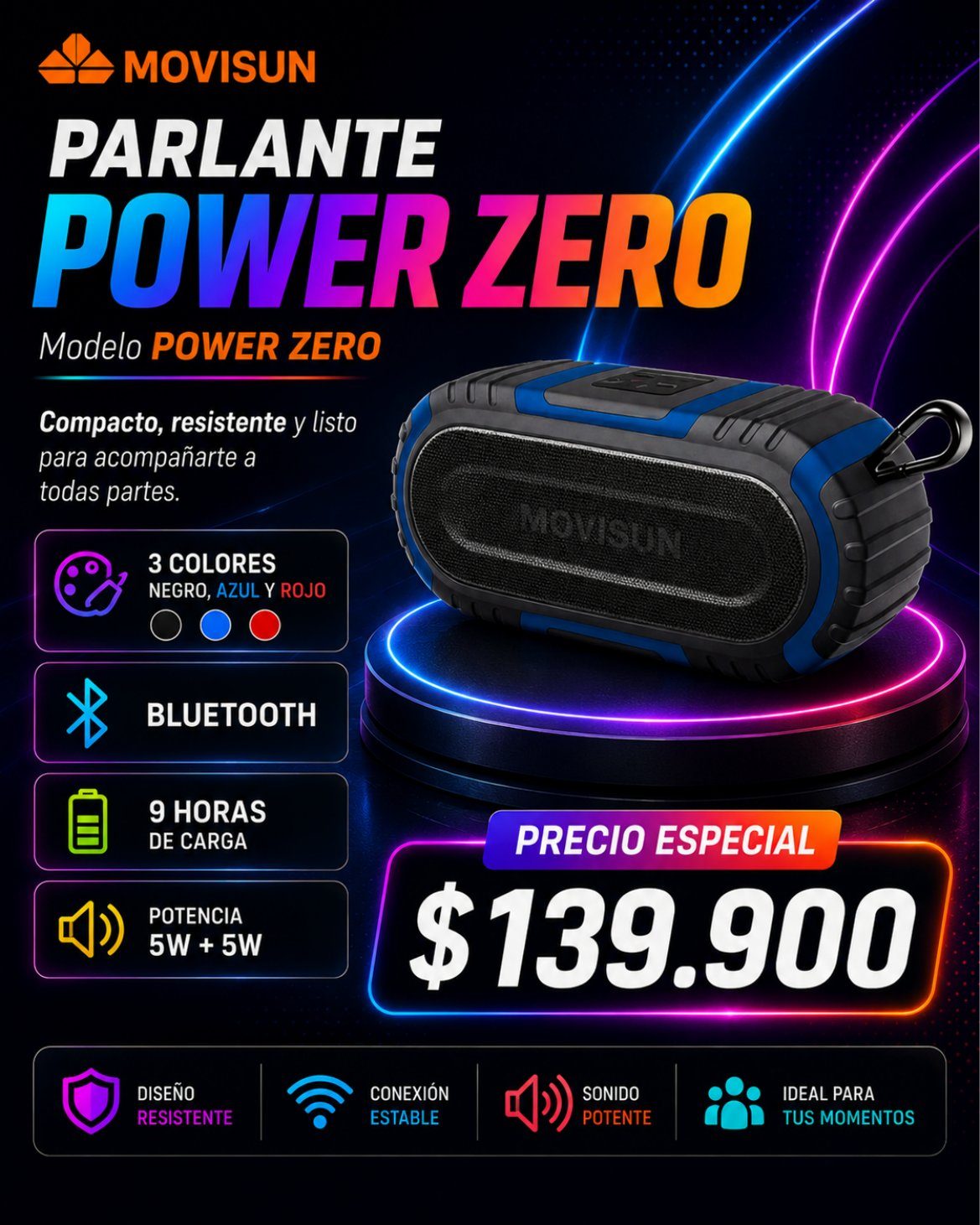Parlante Power Zero